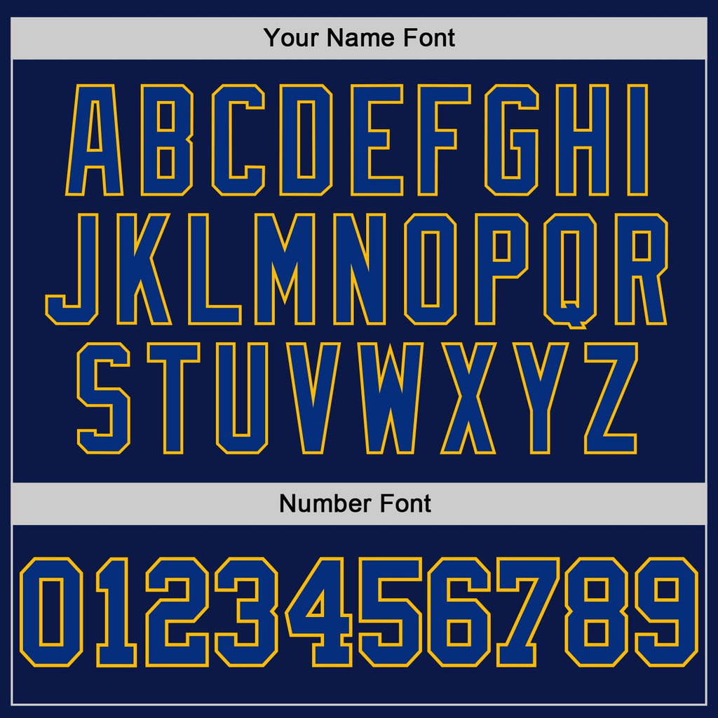Custom Navy Royal-Gold 3D Pattern Design Game Day St.Louis Inspired Sports Pullover Sweatshirt Hoodie