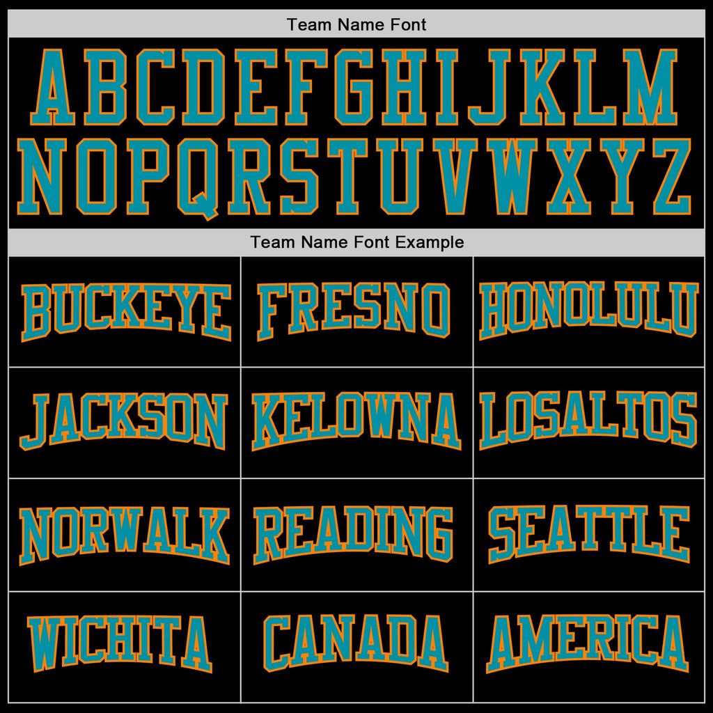 Custom Black Teal-Bay Orange 3D Pattern Design Game Day San Jose Inspired Sports Pullover Sweatshirt Hoodie