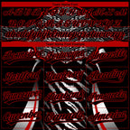Custom Stitched Black Red-White 3D Pattern Design E-sports Pullover Sweatshirt Hoodie