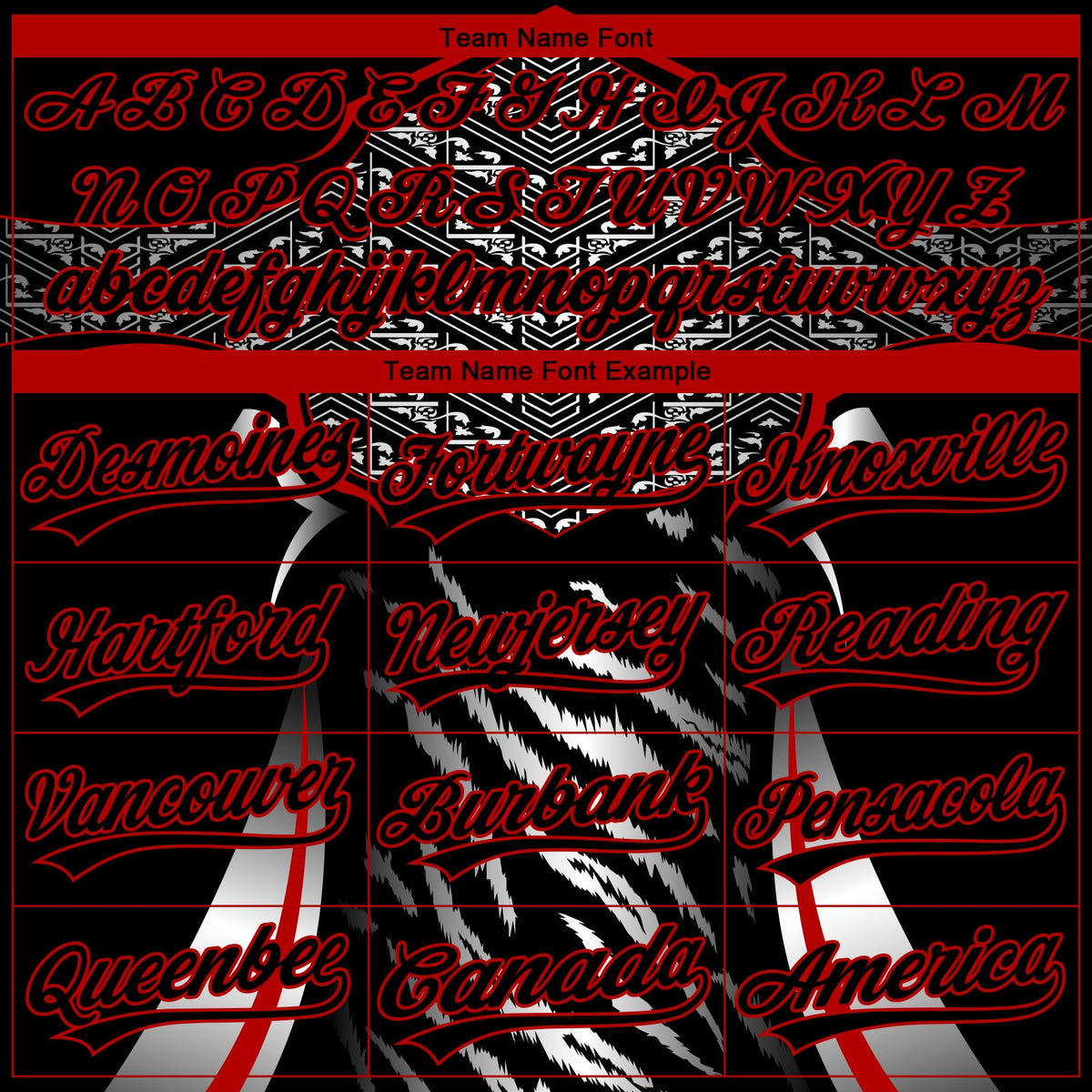 Custom Stitched Black Red-White 3D Pattern Design E-sports Pullover Sweatshirt Hoodie