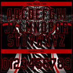 Custom Stitched Black Red-White 3D Pattern Design E-sports Pullover Sweatshirt Hoodie