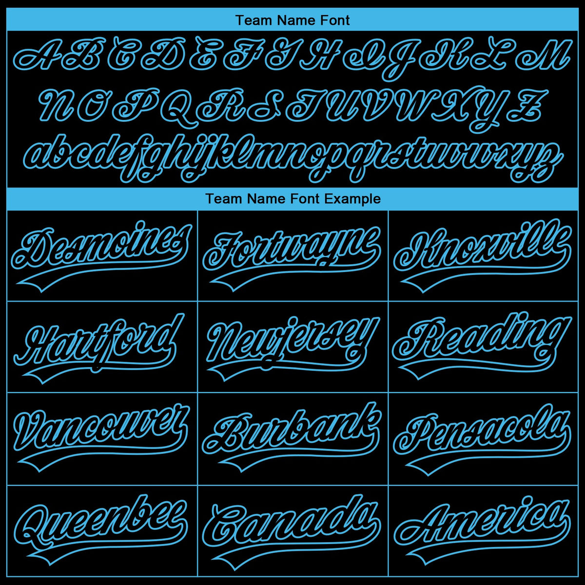 Custom Stitched Black Sky Blue 3D Pattern Design E-sports Pullover Sweatshirt Hoodie