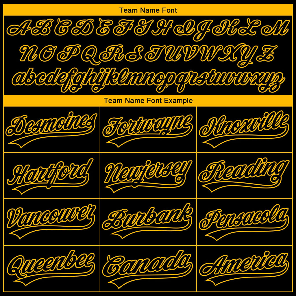 Custom Stitched Black Gold 3D Pattern Design E-sports Pullover Sweatshirt Hoodie