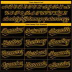Custom Stitched Black Gold 3D Pattern Design E-sports Pullover Sweatshirt Hoodie