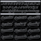 Custom Stitched Black Gray 3D Pattern Design E-sports Pullover Sweatshirt Hoodie