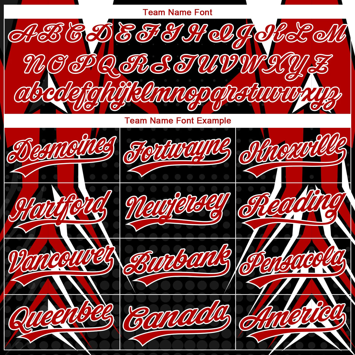 Custom Stitched Red Black-White 3D Pattern Design E-sports Pullover Sweatshirt Hoodie