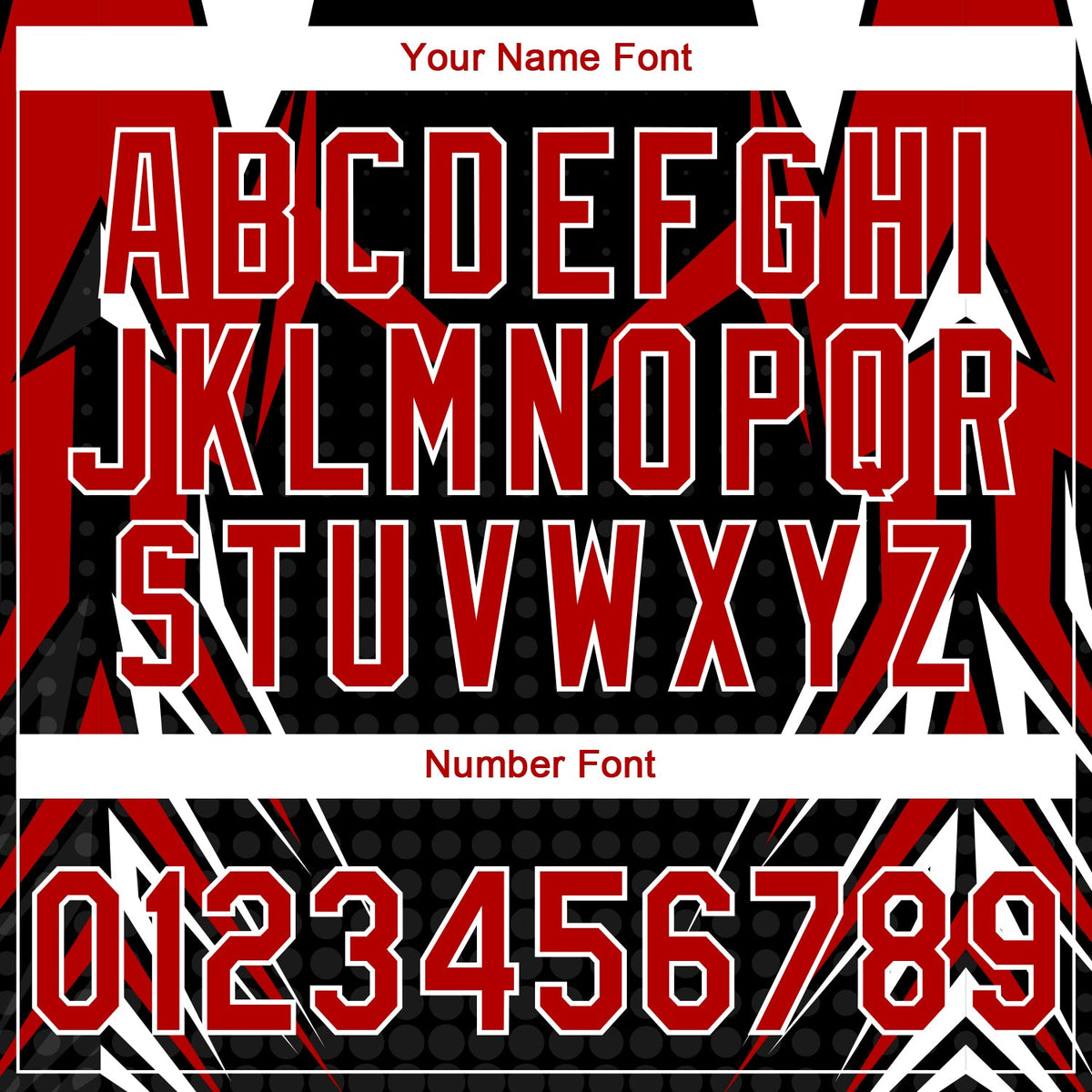 Custom Stitched Red Black-White 3D Pattern Design E-sports Pullover Sweatshirt Hoodie