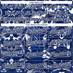 Custom Stitched Navy Royal-White 3D Pattern Design Religion Jesus Christ Pullover Sweatshirt Hoodie