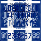 Custom Stitched Royal White 3D Pattern Design Retro Medieval Pullover Sweatshirt Hoodie