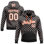 Custom Stitched Black White-Orange 3D Pattern Design Baseball Game Day Cincinnati Inspired Sports Pullover Sweatshirt Hoodie
