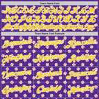 Custom Stitched Purple Yellow-White 3D Pattern Design Baseball Game Day Minnesota Inspired Sports Pullover Sweatshirt Hoodie