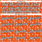 Custom Stitched Orange White-Black 3D Pattern Design Baseball Game Day Cincinnati Inspired Sports Pullover Sweatshirt Hoodie