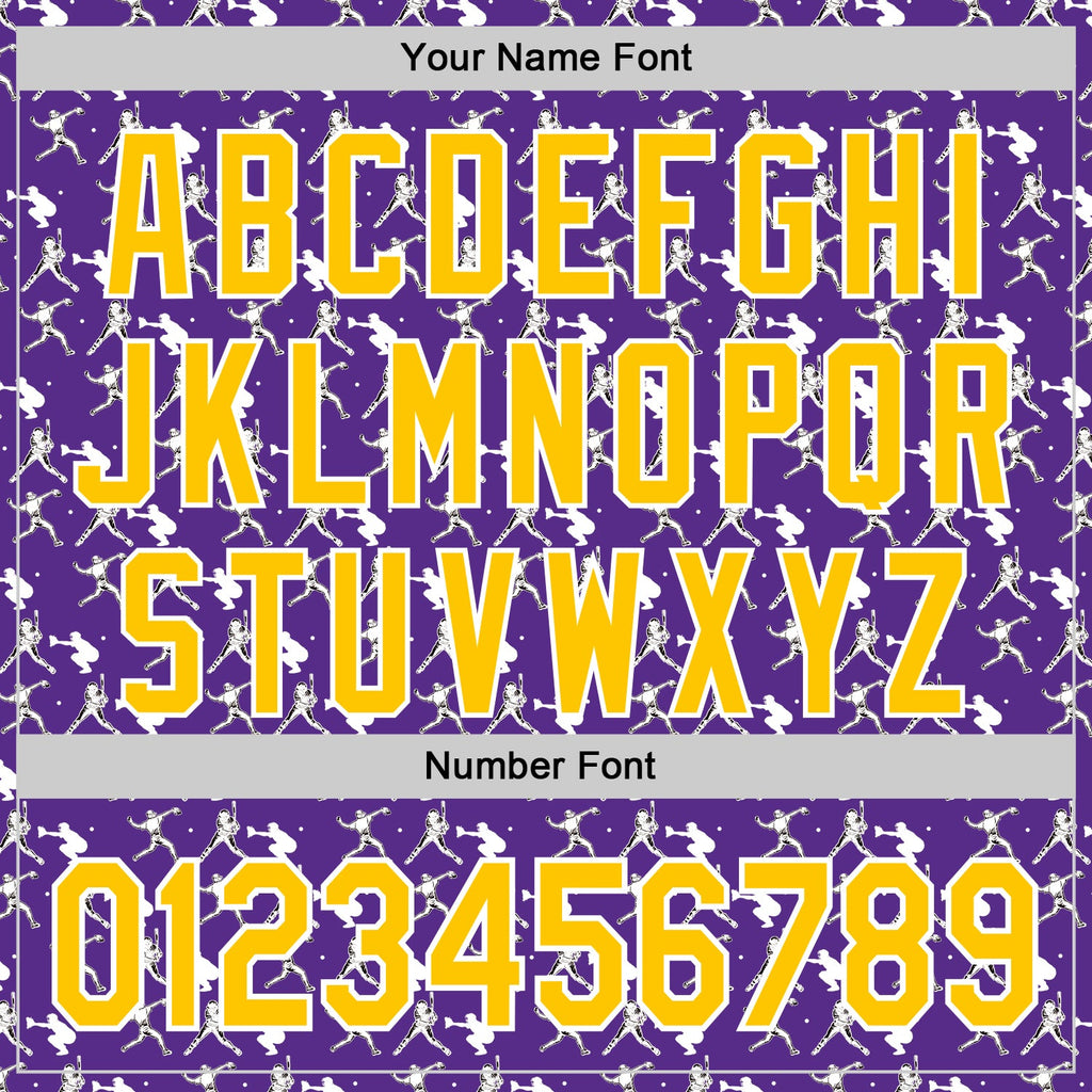 Custom Stitched Purple Yellow Red-White 3D Pattern Design Baseball Game Day Minnesota Inspired Sports Pullover Sweatshirt Hoodie