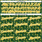 Custom Stitched Green Gold Red-White 3D Pattern Design Baseball Game Day Green Bay Inspired Sports Pullover Sweatshirt Hoodie