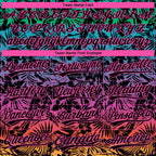 Custom Stitched Black Pink 3D Tropical Hawaii Palm Leaves Sports Pullover Sweatshirt Hoodie