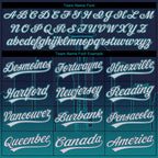 Custom Stitched Navy Gray-Teal 3D Gradient Fashion Seattle City Edition Sports Pullover Sweatshirt Hoodie