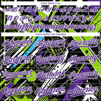 Custom Stitched Graffiti Pattern Purple-White 3D Abstract Splatter Sports Pullover Sweatshirt Hoodie