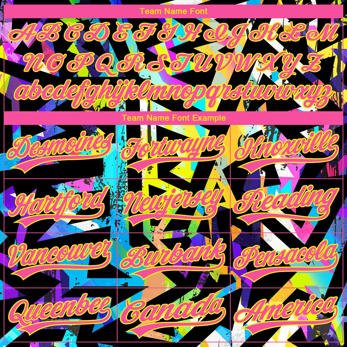 Custom Stitched Graffiti Pattern Pink-Lakes Blue 3D Abstract Geometric Sports Pullover Sweatshirt Hoodie