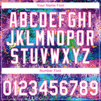 Custom Stitched Graffiti Pattern White-Pink 3D Abstract Splatter Sports Pullover Sweatshirt Hoodie