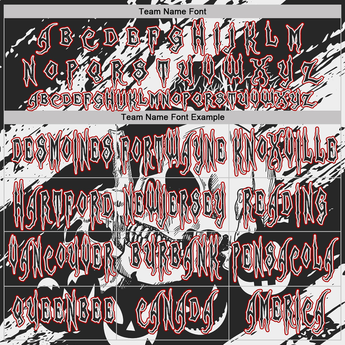 Custom Black White-Red Spooky Halloween Pumpkins And Skull Splatter Pullover Sweatshirt Hoodie