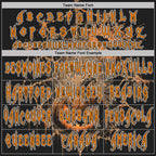 Custom Black Bay Orange-White Spooky Halloween Spider Web Ande Pumpkin Pullover Sweatshirt Hoodie