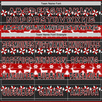 Custom Black Red-White Christmas Tree Fair Isle Reindeer Pullover Sweatshirt Hoodie