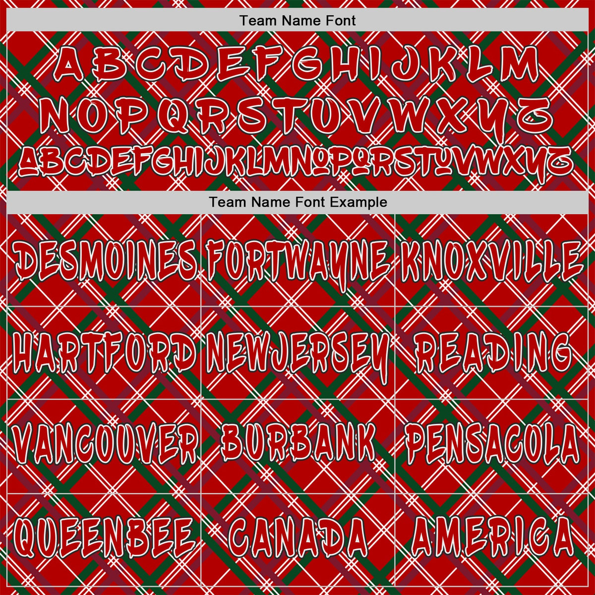 Custom Red Green White-Black Christmas Plaid Checkered Pattern Pullover Sweatshirt Hoodie