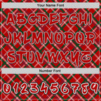 Custom Red Green White-Black Christmas Plaid Checkered Pattern Pullover Sweatshirt Hoodie