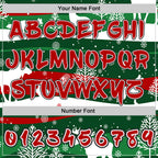 Custom Green Red White-Black Ugly Christmas Sweater Reindeer Pullover Sweatshirt Hoodie