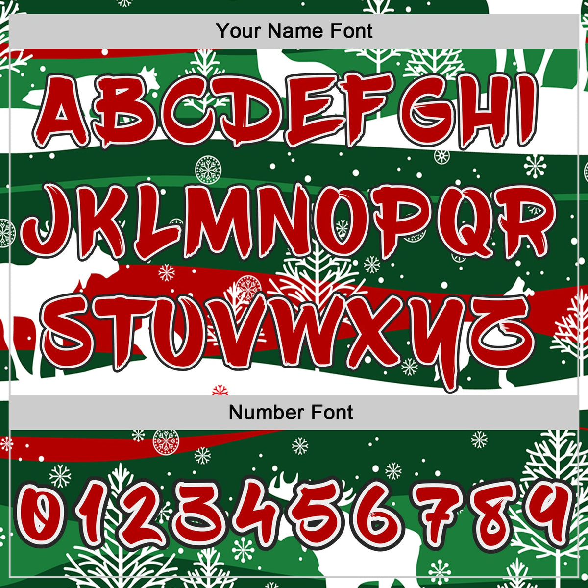 Custom Green Red White-Black Ugly Christmas Sweater Reindeer Pullover Sweatshirt Hoodie