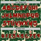 Custom Green Red-Cream Ugly Christmas Sweater Reindeer Pullover Sweatshirt Hoodie