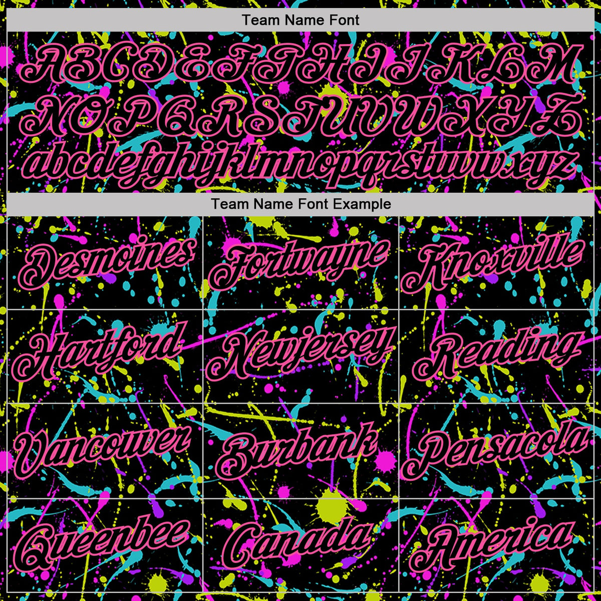 Custom Stitched Graffiti Pattern Black-Pink Neon Splatter Pullover Sweatshirt Hoodie