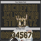 Custom Stitched Black-Old Gold Cat Astronaut Space Galaxy 3D Pattern Pullover Sweatshirt Hoodie