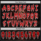 Custom Black Red-White Spooky Halloween Grim Reaper Pullover Sweatshirt Hoodie
