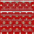 Custom  Red White-Black Christmas Snowman & Gift Pullover Sweatshirt Hoodie