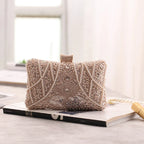 Vioraia Kaia Luxury Beaded Clutch Bag