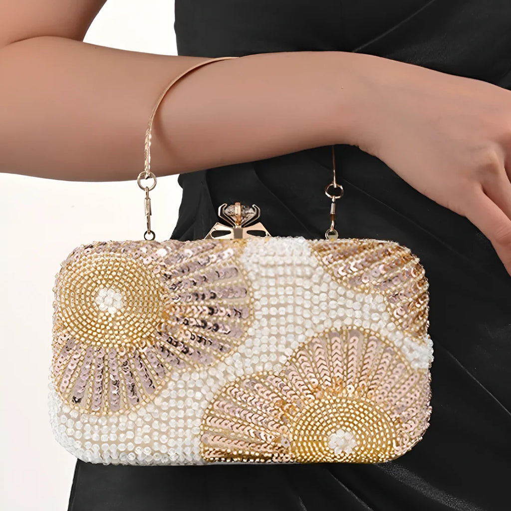Vioraia Solene Beadwork Handbag