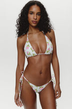 Mackenzie Beaded Cheeky Bikini Bottom - Cherry Picked