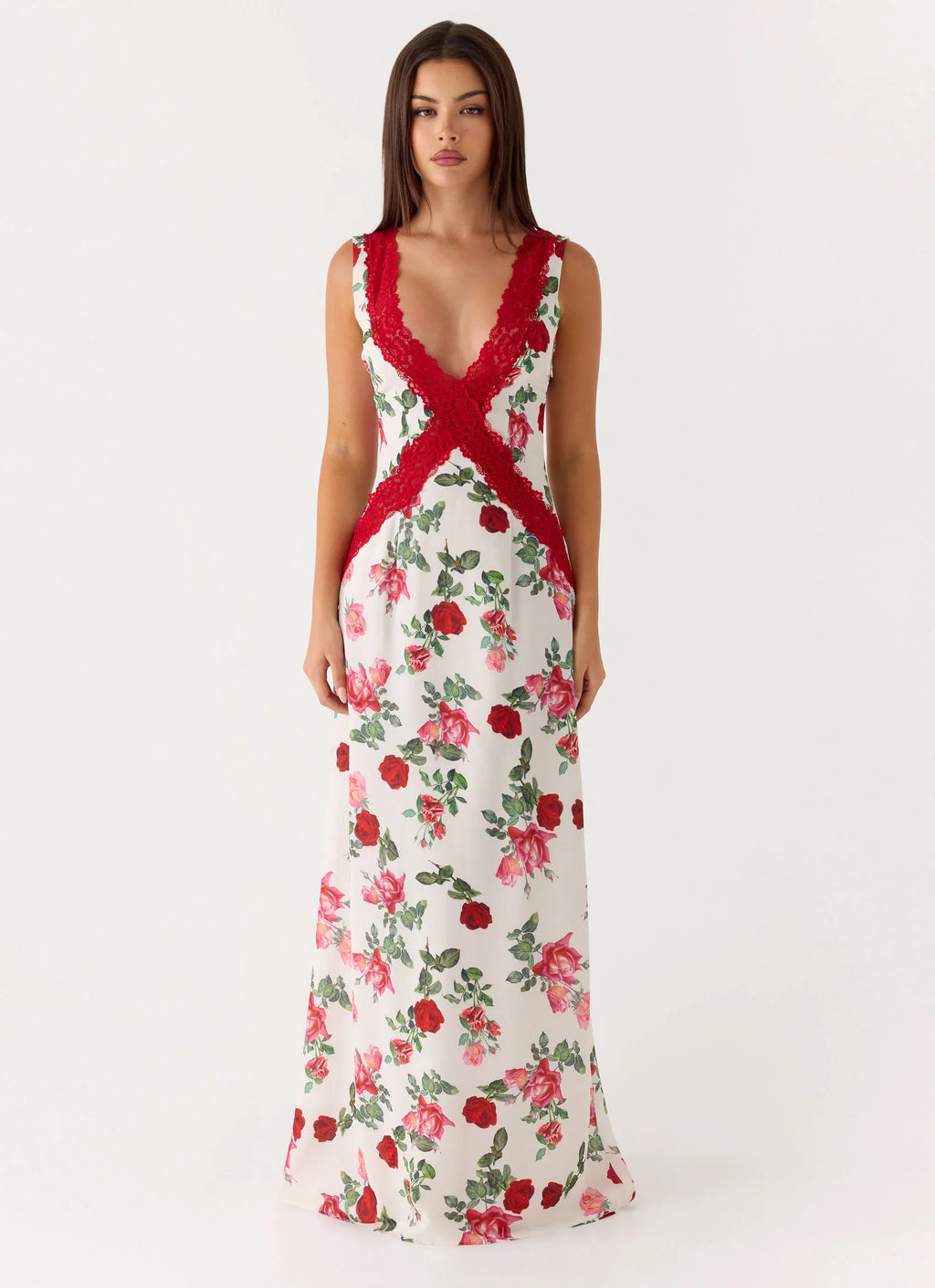 Aoifie Maxi Dress - Ivory Bloom