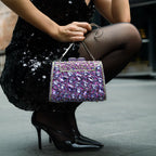 Vioraia (CS) Tiffany Crystals Clutch Bag