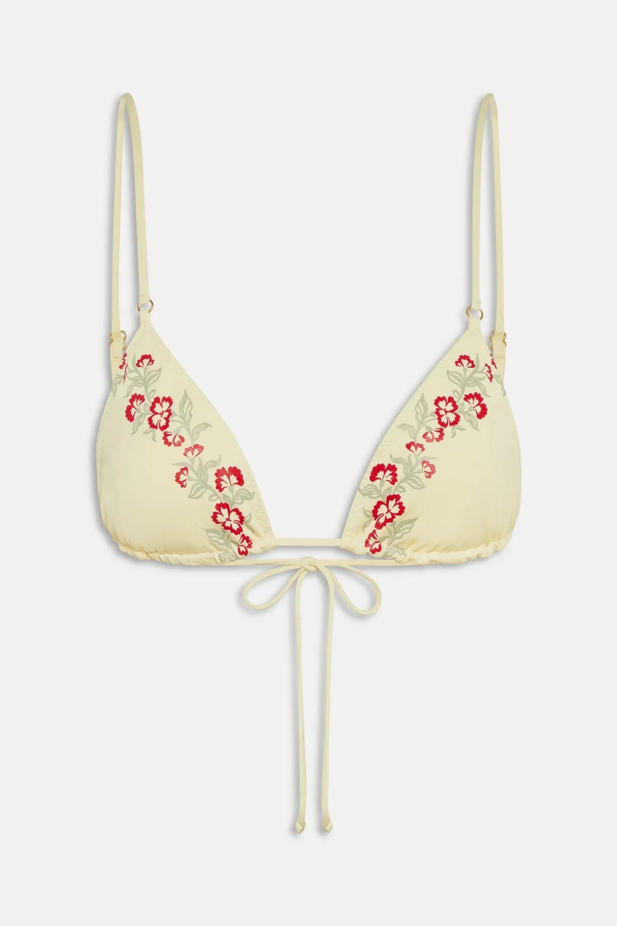 Elena Micro Triangle Bikini Top - Hibiscus Beach