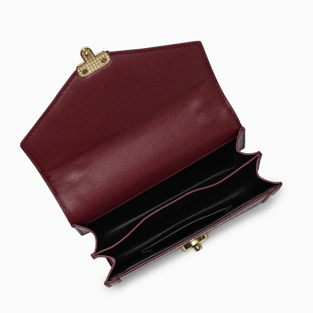 Vioraia Emily Crocodile Crossbody Bag