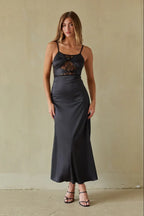 Selma Twist Lace Maxi Dress