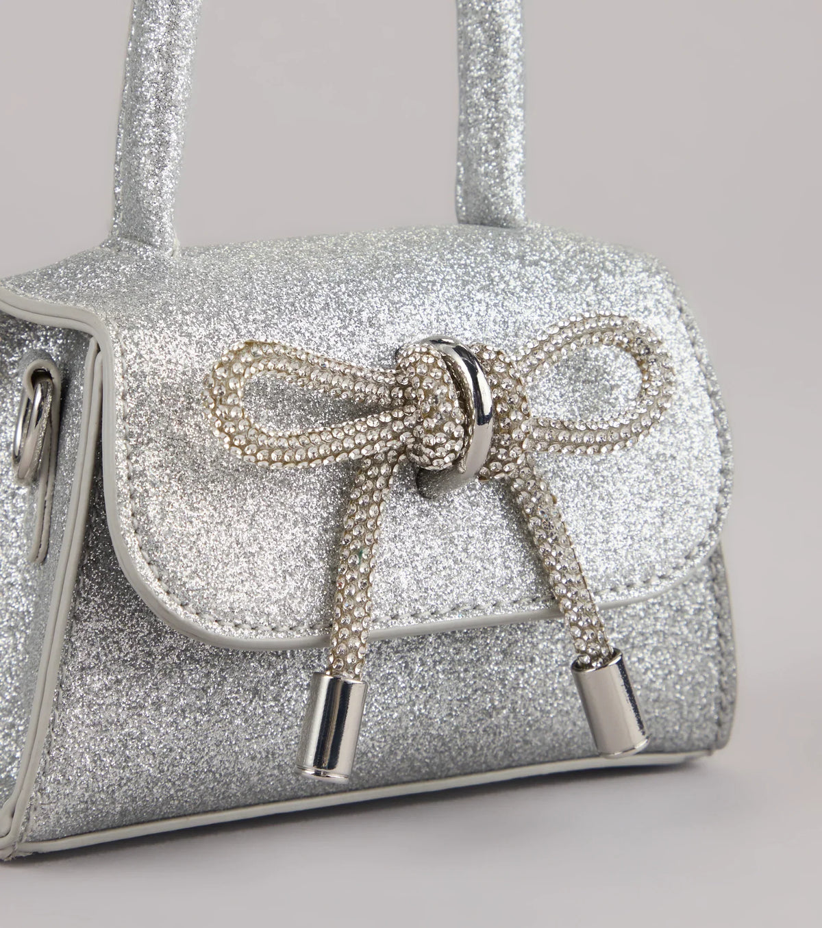 Tie It Together Glitter Mini Bag