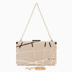 Vioraia Geometric Clutch Bag