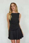 Liza Cowl Back Mini Dress