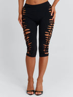 ZHERA CAPRI PANTS BLACK