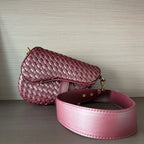 Vioraia Madelyn Woven Saddle Bag