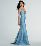 Jamie Formal Cowl Neck Mermaid Dress