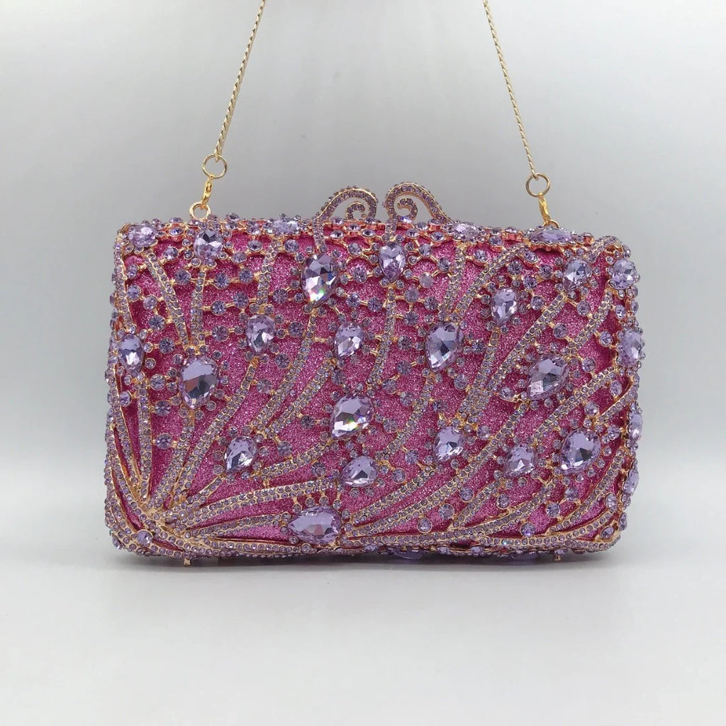 Vioraia (CS) Siena Rhinestones Clutch Bag